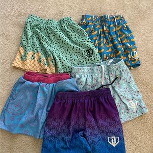 Colorful Kids Patterned Shorts Set